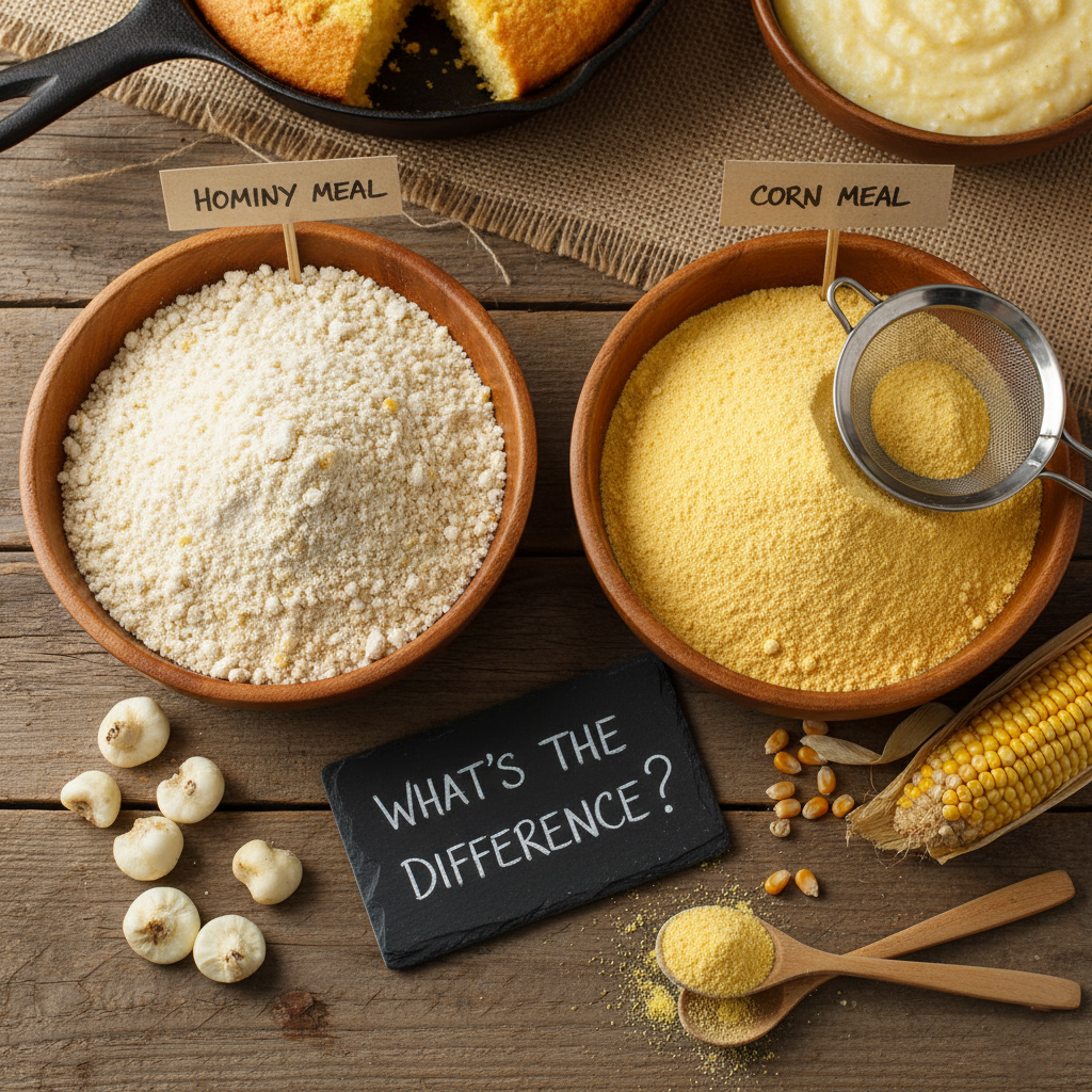 Hominy Meal vs. Corn Meal